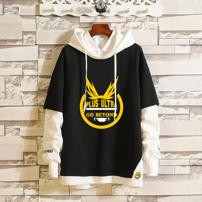 My Hero Academia Plus Ultra hoodie yellow