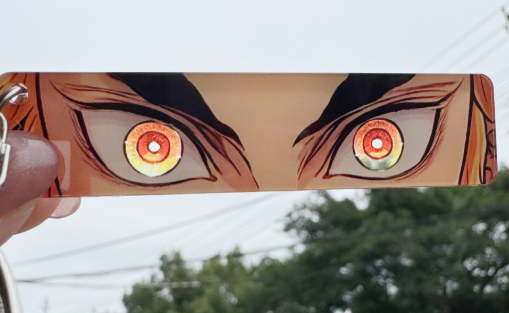 Demon Slayer Character Eyes Keychain