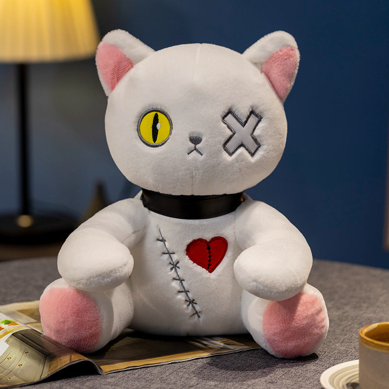 Dark Emo Cat Plush — Anime Edition
