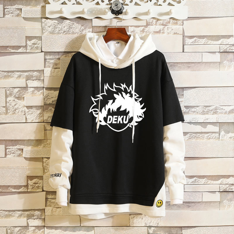 My Hero Academia Deku silhouette hoodie
