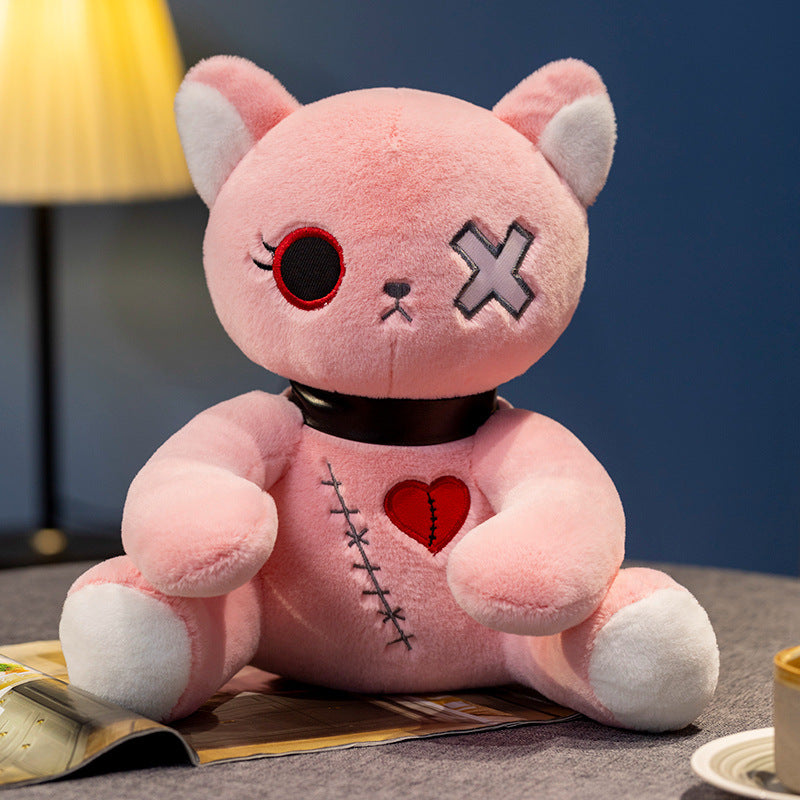 Dark Emo Cat Plush — Anime Edition
