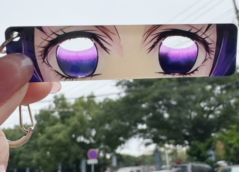 Demon Slayer Character Eyes Keychain
