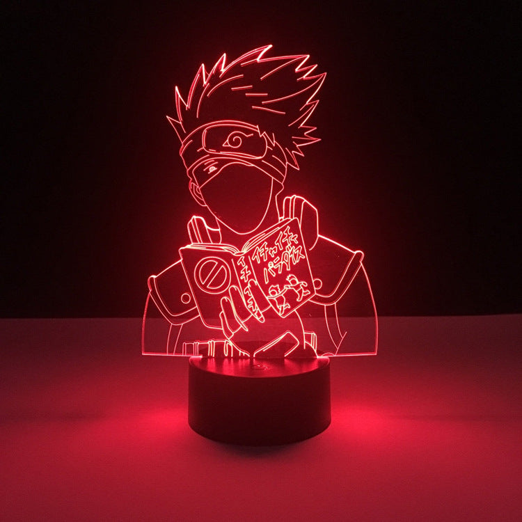 Naruto Kakashi LED 3D Night Light for Bedroom