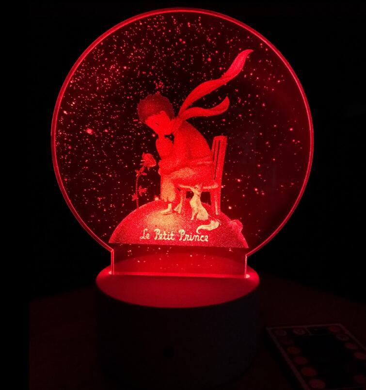 Anime Girl Starry Sky Acrylic LED Night Light