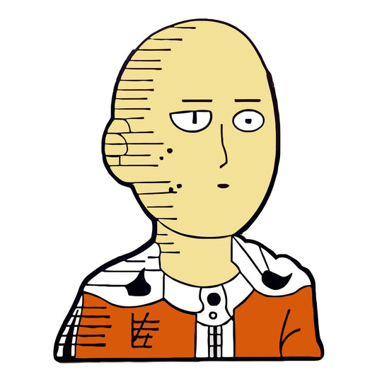 One Punch Man Saitama Enamel Pin
