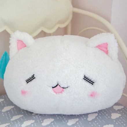 White Rabbit Plush Pillow — Anime Cozy