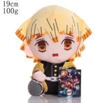 Demon Slayer Zenitsu Agatsuma chibi plush