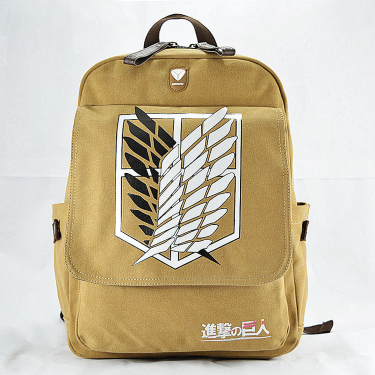 Attack on Titan Scout Regiment Canvas Backpack