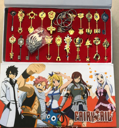 Fairy Tail Celestial Key Keychain Set