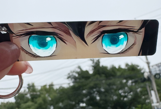 Demon Slayer Character Eyes Keychain