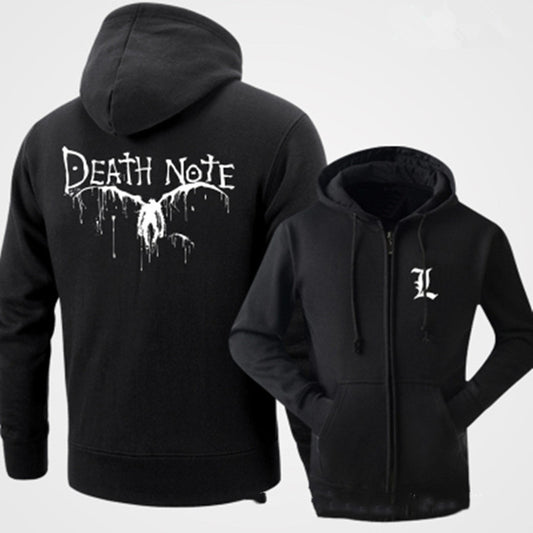 Death Note Anime Zip-Up Hoodie Cardigan