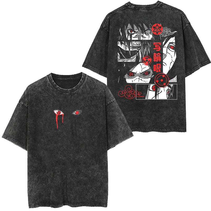 Naruto Sharingan Uchiha graphic tee