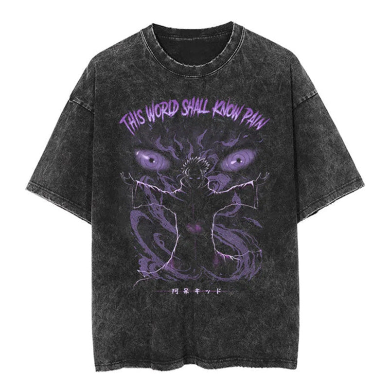 Naruto Pain Rinnegan graphic tee