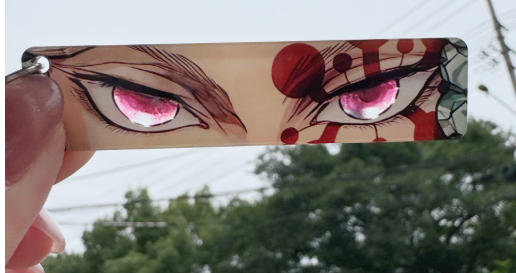 Demon Slayer Character Eyes Keychain