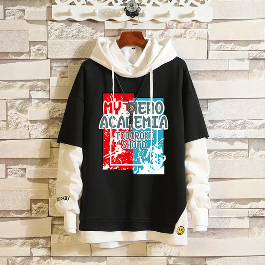 My Hero Academia Todoroki Shoto text hoodie