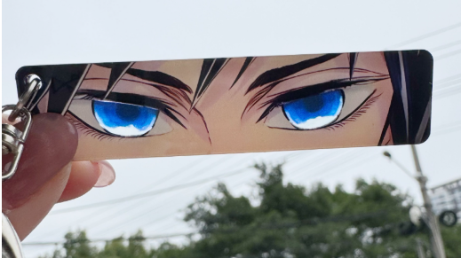 Demon Slayer Character Eyes Keychain