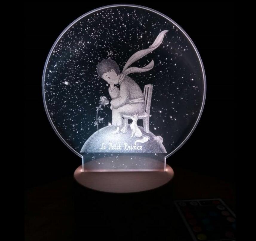 Anime Girl Starry Sky Acrylic LED Night Light