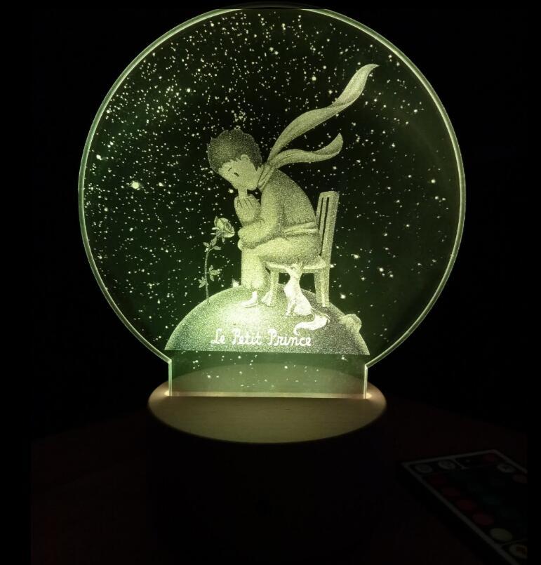 Anime Girl Starry Sky Acrylic LED Night Light