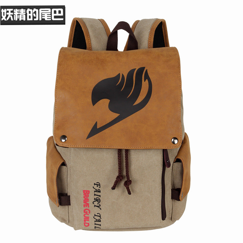 Attack on Titan & Multi-Anime Canvas Backpack