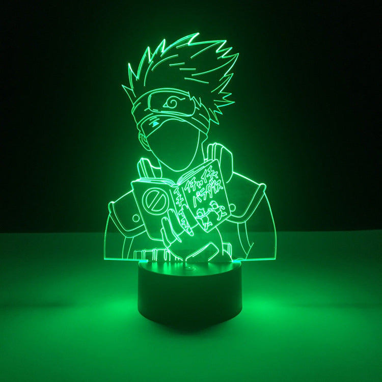 Naruto Kakashi LED 3D Night Light for Bedroom