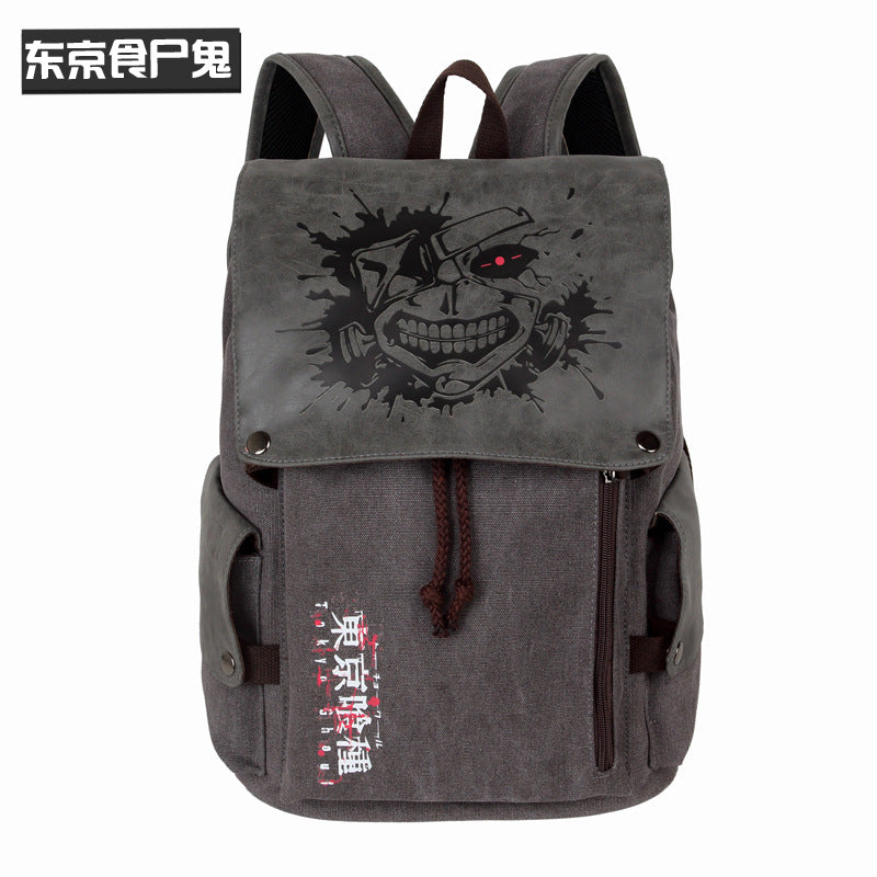 Attack on Titan & Multi-Anime Canvas Backpack